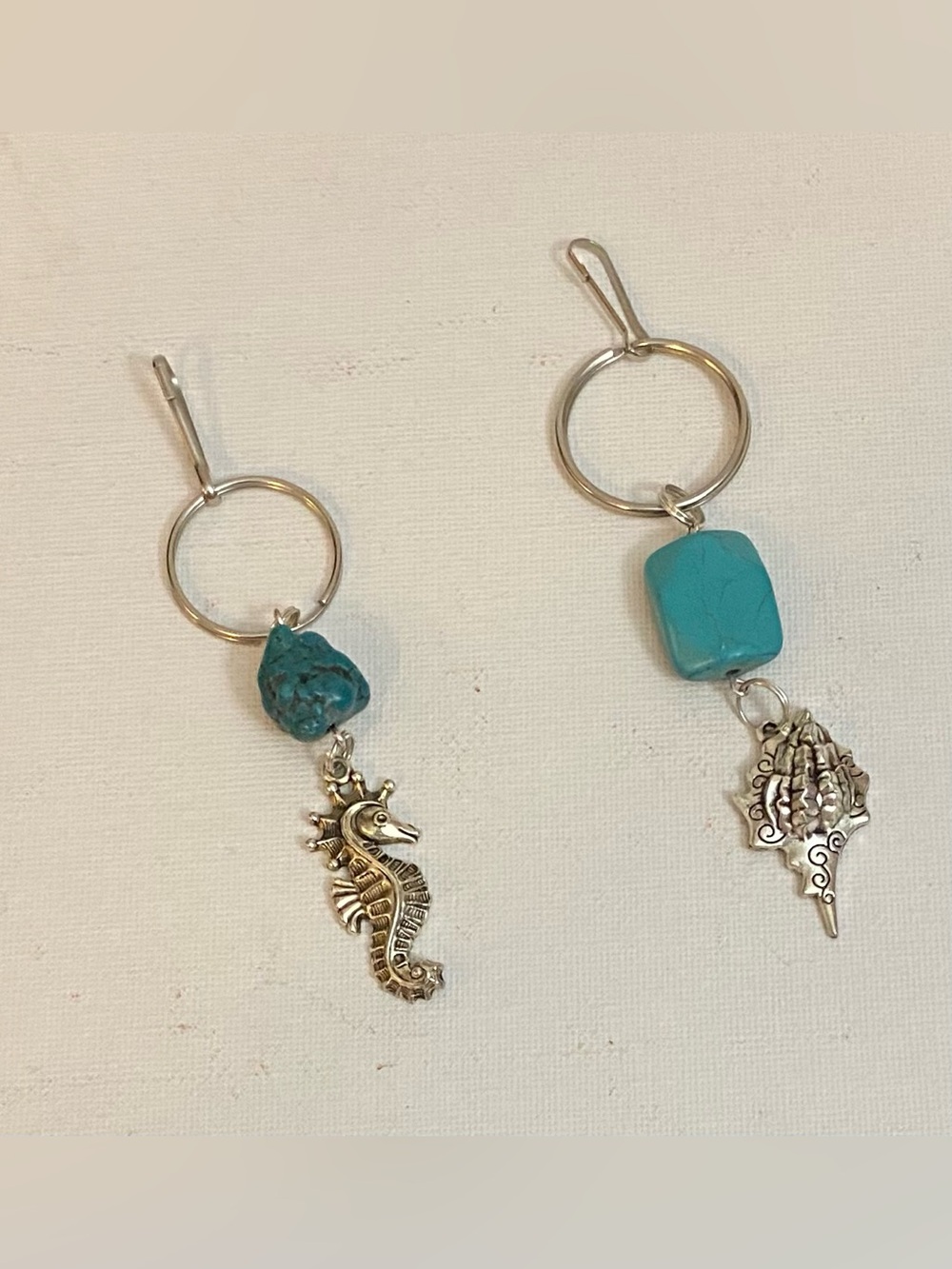 NEW Beach Inspired Keychains with crystal gemstones